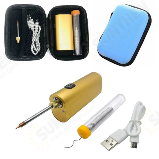 5V 10W Electric Soldering Iron Tool Kits Lithium Battery Portable Soldering Iron USB Charging Soldering Tool