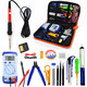 60W EU Plug 220V 110V adjustable temperature Soldering Iron kit With Multimeter Desoldeirng Pump Welding Tool Soldering Tools