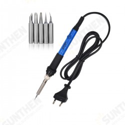 60W Electric Soldering Iron Kit Solder Welding Tool Stand Adjustable Temperature