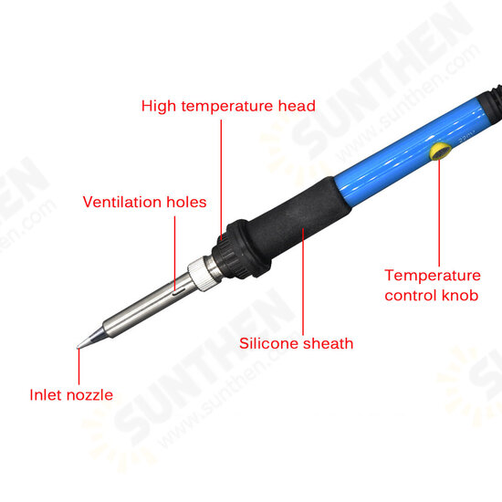 60W Electric Soldering Iron Kit Solder Welding Tool Stand Adjustable Temperature