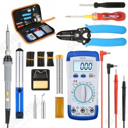 60W Soldering Iron Kit Tips Electronic Welding Tool Adjustable Temperature Case 60W Soldering Iron Kit Tips Electronic Welding Tool Adjustable Temperature Case