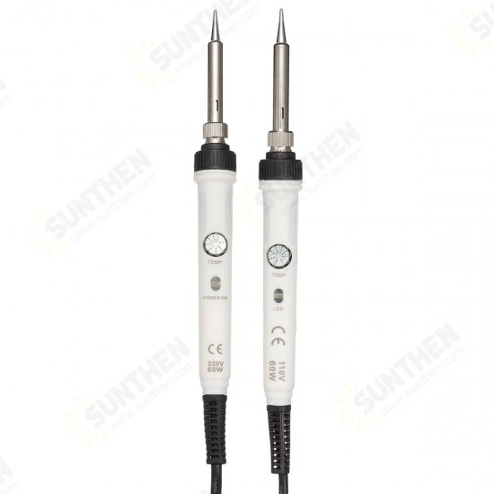 60W Temperature Adjustable Electric Soldering Iron Electric Soldering Tool With Internal Handle