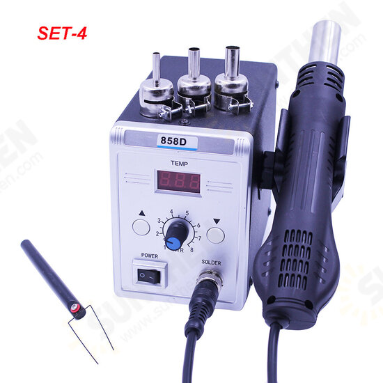 858D 700W Hot Air BGA Rework Soldering Station Electric Soldering Iron 220V / 110V for SMD SMT Welding Repair