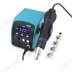858D 750W Hot Air Heater LED Digital Lead-free BGA Rework Soldering Station SMT Desoldering Station 220V/110V 858D 750W Hot Air Heater LED Digital Lead-free BGA Rework Soldering Station SMT Desoldering Station 220V/110V