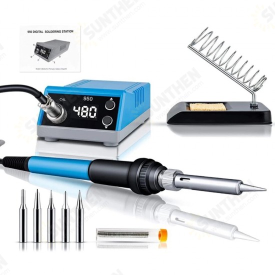 950 60W High-power Adjustable Constant Temperature Digital Soldering Iron Soldering Station Repair Kit