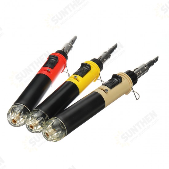 AC 220V Portable 12 in 1 Butane Gas Soldering Iron Set Welding Pen Kit Tools