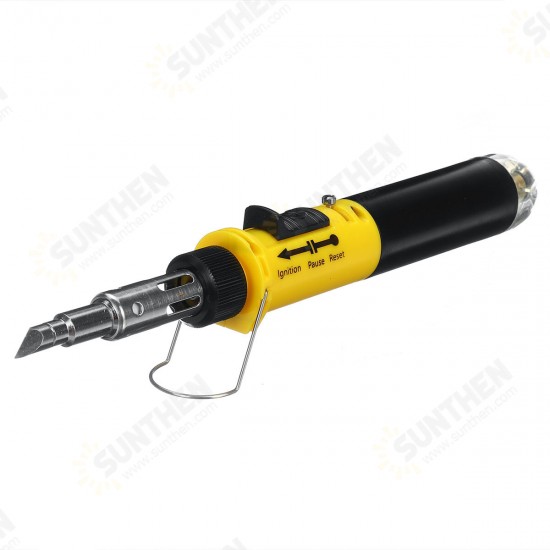 AC 220V Portable 12 in 1 Butane Gas Soldering Iron Set Welding Pen Kit Tools