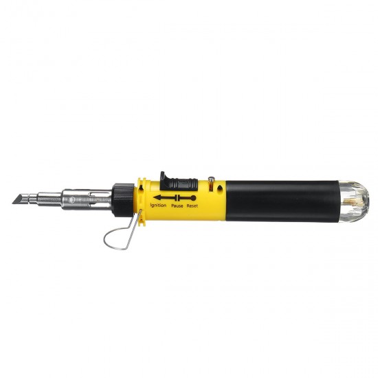 AC 220V Portable 12 in 1 Butane Gas Soldering Iron Set Welding Pen Kit Tools