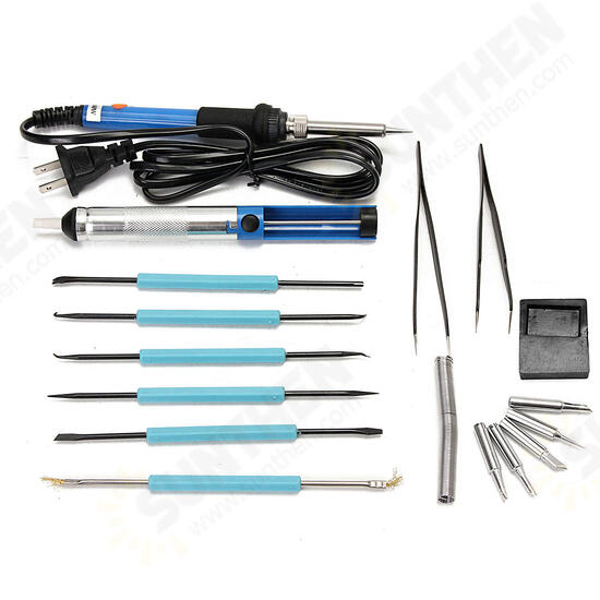 Adjustable Electric Temperature Welding Soldering Iron Tools Kit 60W 110V