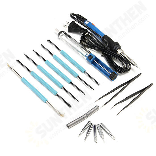 Adjustable Electric Temperature Welding Soldering Iron Tools Kit 60W 110V