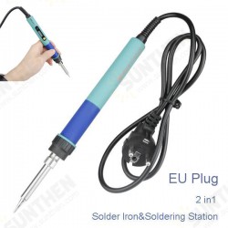 936D EU Plug 220V 2in1 LCD Adjustable Temperature Digital Electric Solder Iron Soldering Station 936D EU Plug 220V 2in1 LCD Adjustable Temperature Digital Electric Solder Iron Soldering Station