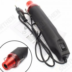 220V 300W Hot Air Gun DIY Electric Heat Shrink Pisotl Power Tool Hot Air Temperature Pistol with Supporting Seat