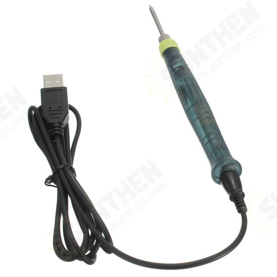 Portable USB Powered Mini 5V 8W Electric Soldering Iron With LED Indicator Portable USB Powered Mini 5V 8W Electric Soldering Iron With LED Indicator