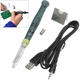 Portable USB Powered Mini 5V 8W Electric Soldering Iron With LED Indicator Portable USB Powered Mini 5V 8W Electric Soldering Iron With LED Indicator