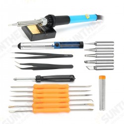 Professional 110V/220V 60W Adjustable Temperature Welding Solder Soldering Iron Tool Kit Professional 110V/220V 60W Adjustable Temperature Welding Solder Soldering Iron Tool Kit
