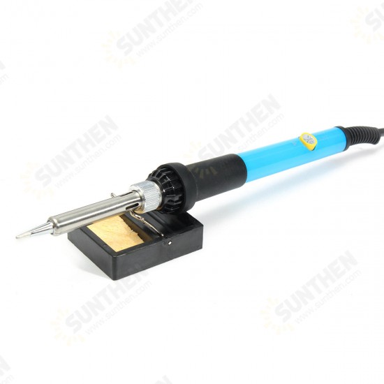 Professional 110V/220V 60W Adjustable Temperature Welding Solder Soldering Iron Tool Kit