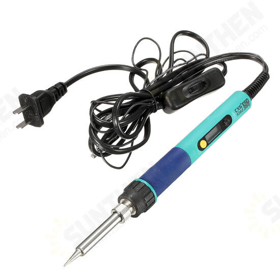 Digital 220V 60W Adjustable Temperature 80-450°C LCD Display Soldering Iron