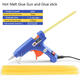 Electric Soldering Iron Set Desoldering Pump Welding Hot Melt Glue G un Hand Tool Sets 110V/220V