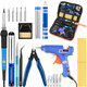 Electric Soldering Iron Set Desoldering Pump Welding Hot Melt Glue G un Hand Tool Sets 110V/220V