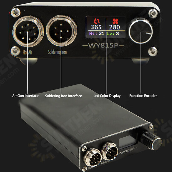 European Standard Upgraded Version DIY Hand Soldering Electric Soldering Iron Tool Soldering Station HY-T12-815P 2 in 1 Electric Soldering Iron European Standard Upgraded Version DIY Hand Soldering Electric Soldering Iron Tool Soldering Station HY-T12-815P 2 in 1 Electric Soldering Iron