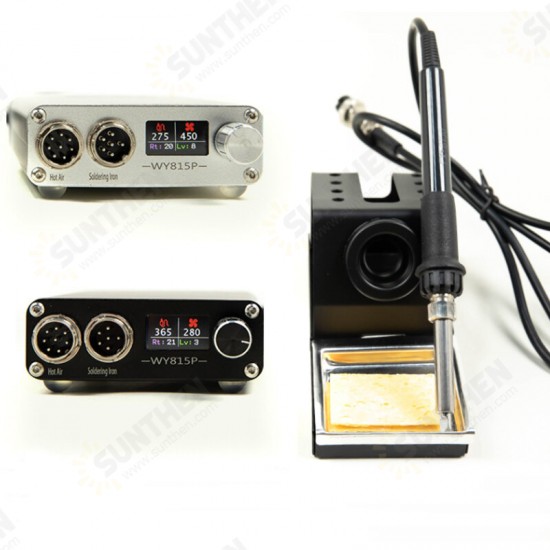 European Standard Upgraded Version DIY Hand Soldering Electric Soldering Iron Tool Soldering Station HY-T12-815P 2 in 1 Electric Soldering Iron European Standard Upgraded Version DIY Hand Soldering Electric Soldering Iron Tool Soldering Station HY-T12-815P 2 in 1 Electric Soldering Iron
