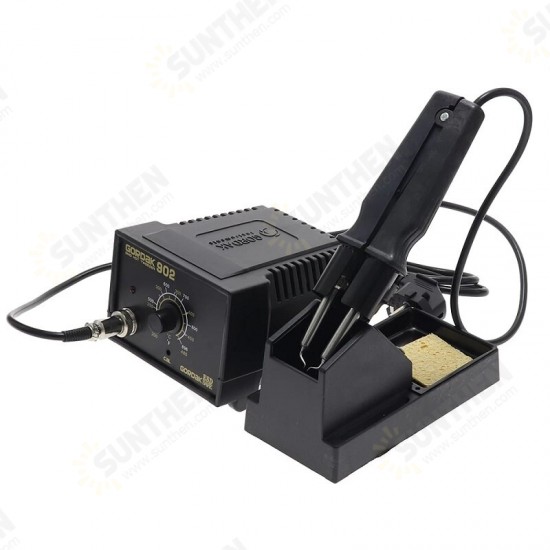 902 110V/220V 75W SMD Tweezers Soldering Station Iron ESD Anti-static Adjustable Temperature Control Thermostat 902 110V/220V 75W SMD Tweezers Soldering Station Iron ESD Anti-static Adjustable Temperature Control Thermostat