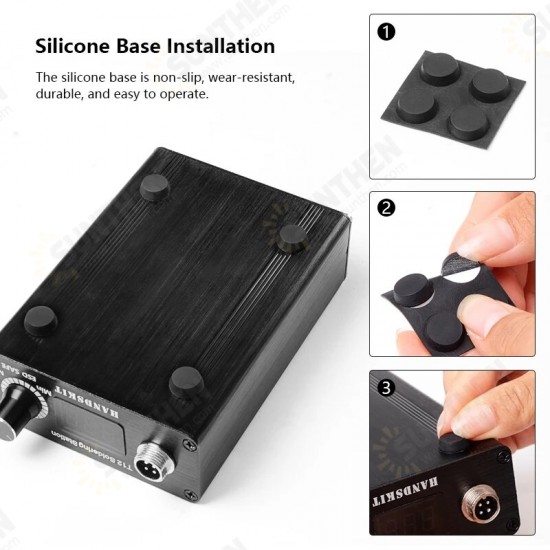 STC Soldering Station 100-500℃ Degree OLED Display 4Pin Temperature Controll With Soldering Wire Iron Tips Welding Tools