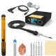 STC Soldering Station 100-500℃ Degree OLED Display 4Pin Temperature Controll With Soldering Wire Iron Tips Welding Tools