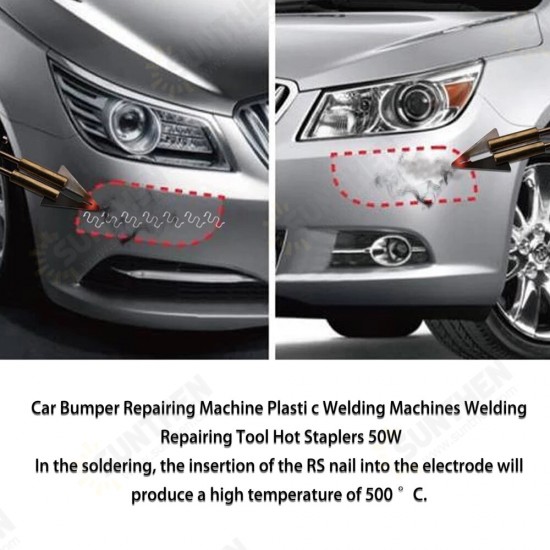 Hot Stapler Kit for Plastic Repair Handy Plastics Welders Garage Tools Staple Car Bumper Repairing Stapler Welding Tool Hot Stapler Kit for Plastic Repair Handy Plastics Welders Garage Tools Staple Car Bumper Repairing Stapler Welding Tool