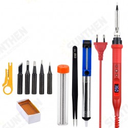 JCD 908U Electric Soldering Iron Tool Kits 100W 220V/110V LCD Lighting Soldeing Station Adjustable Temperature with Solder Tips Wire Sucker JCD 908U Electric Soldering Iron Tool Kits 100W 220V/110V LCD Lighting Soldeing Station Adjustable Temperature with Solder Tips Wire Sucker