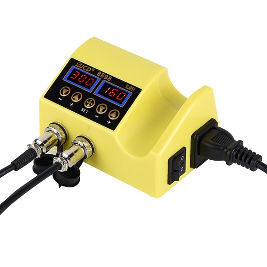 WM-8898 2 in 1 750W Soldering Station 80W 110V/220V Digital Electric Soldering Iron Adjustable Kit with Hot Air Gun