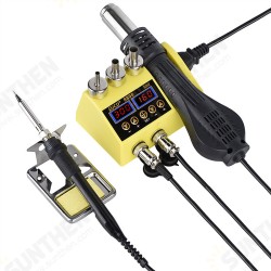 WM-8898 750W SMD 2 In 1 Soldering Station Led Digital Welding Rework Station For Cell-phone BGA PCB Repair Tools Solder Iron