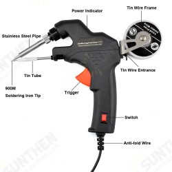 50W Electric Send Tin Solder Iron Tool Kit Internal Heating Handheld Automatically Send Tin Welding Station Repair Tool EUPlug/US Plug 50W Electric Send Tin Solder Iron Tool Kit Internal Heating Handheld Automatically Send Tin Welding Station Repair Tool EUPlug/US Plug