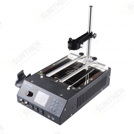 8863+ 4-in-1 Soldering Station Hot Air Gun Infrared Preheating Combination BGA Rework Station 8863+ 4-in-1 Soldering Station Hot Air Gun Infrared Preheating Combination BGA Rework Station