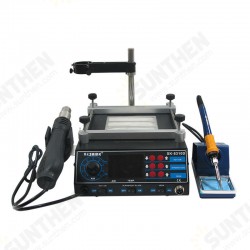 8310D 3 in 1 220V/110V Multi-function Soldering Station Digital Display Hot Air Gun+Electric Soldering Iron+Preheat Station