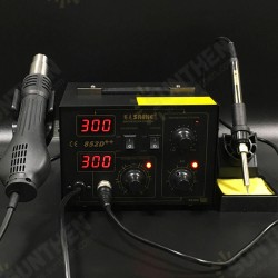 852D++ 110V/220V 2 In 1 SMD Rework Station Hot Air Nozzle Soldering Station Desoldering Station 852D++ 110V/220V 2 In 1 SMD Rework Station Hot Air Nozzle Soldering Station Desoldering Station