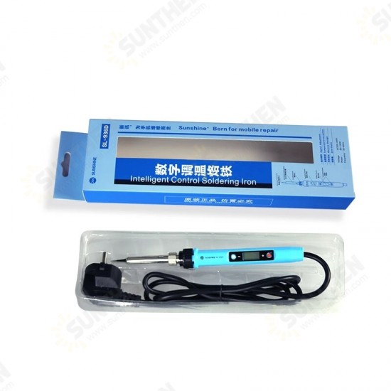 SL-936D 80W Constant Temperature Digital Display Soldering Iron Home Electronic Repair Welding Tool Temperature Adjustable