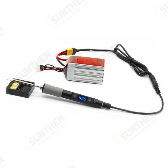 SQ-D60 60W Digital Soldering Iron Station DC12-24V Type-C Interface 100℃-400℃ Adjustable Temperature