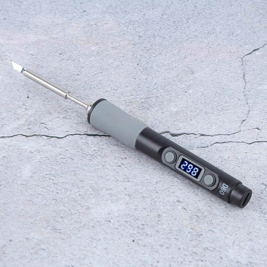 SQ-D60 60W Digital Soldering Iron Station DC12-24V Type-C Interface 100℃-400℃ Adjustable Temperature SQ-D60 60W Digital Soldering Iron Station DC12-24V Type-C Interface 100℃-400℃ Adjustable Temperature