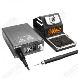 GVM T210 Digital Display Adjustable Temperature Soldering Station for JBC Handle Repair Welding Tool with C210 Tips GVM T210 Digital Display Adjustable Temperature Soldering Station for JBC Handle Repair Welding Tool with C210 Tips