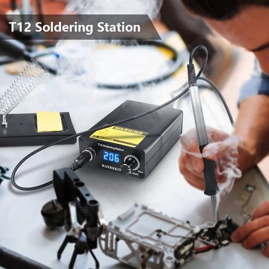 T12 Soldering Station Infrared Soldering Station Portable BGA Rework Station Welding Tools 200-450℃ with T12-K T12-BL Soldering Tips T12 Soldering Station Infrared Soldering Station Portable BGA Rework Station Welding Tools 200-450℃ with T12-K T12-BL Soldering Tips