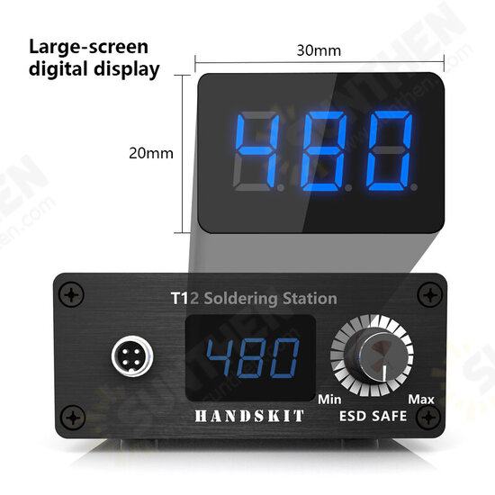 T12 Soldering Station Infrared Soldering Station Portable BGA Rework Station Welding Tools 200-450℃ with T12-K T12-BL Soldering Tips T12 Soldering Station Infrared Soldering Station Portable BGA Rework Station Welding Tools 200-450℃ with T12-K T12-BL Soldering Tips