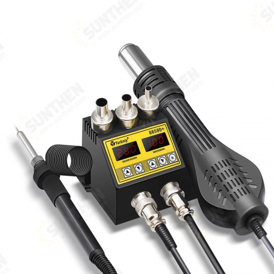 8858D Hot Air Gun Portable BGA Rework Solder Station Hot Air Blower Soldering Hairdryer For SMD PCB Repair