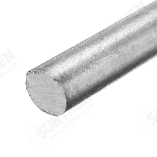 0.4 inch x 4 inch High Purity Zn 99.95% Zinc Metal Rod Anode Electroplating Solid Round Bar