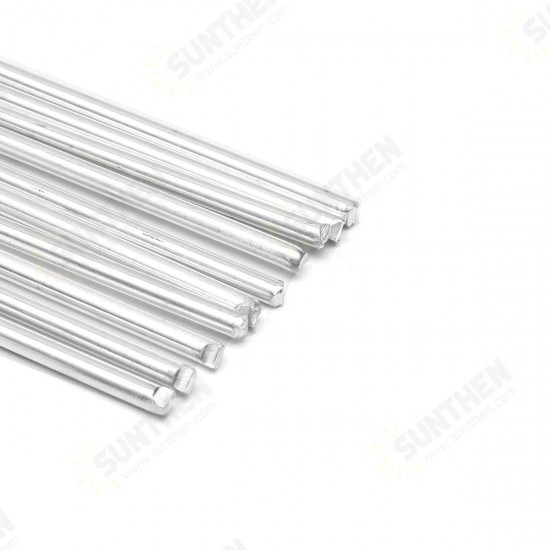 10PCS 2.4mm*50cm Metal Aluminium Low Temperature Welding Brazing Rod For Repair Tool