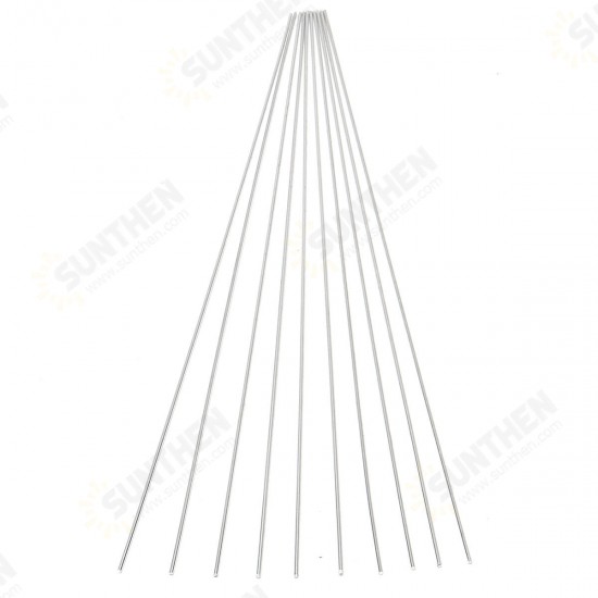 10PCS 2.4mm*50cm Metal Aluminium Low Temperature Welding Brazing Rod For Repair Tool