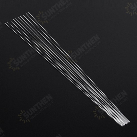 10PCS 2.4mm*50cm Metal Aluminium Low Temperature Welding Brazing Rod For Repair Tool