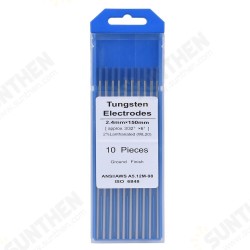 10PCS WL20 WL15 WR Professional Tungsten Electrodes TIG Welding Rods 1.0/1.6/2.4/3.2mm x 150mm