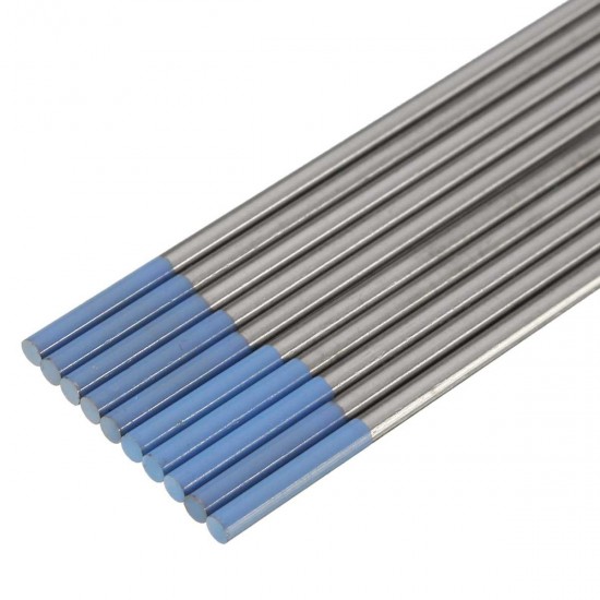 10pcs Tungsten WL20 2.0% Lanthanated Blue Tip TIG Electrode 1/16inch x 7inch