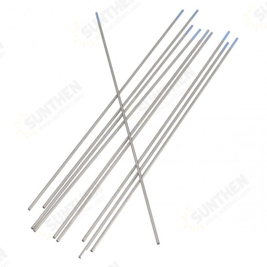 10pcs Tungsten WL20 2.0% Lanthanated Blue Tip TIG Electrode 1/16inch x 7inch